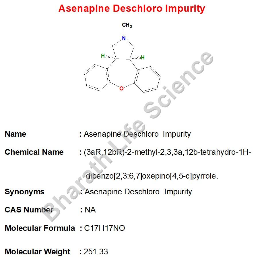 Asenapine Deschloro  Impurity 